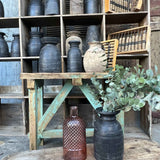 Traditional wooden pot from Nepal
