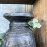 Pot traditionnel en bois du Népal