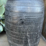 Pot traditionnel en bois du Népal