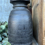 Pot traditionnel en bois du Népal