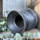 Pot traditionnel en bois du Népal