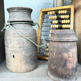 Pot traditionnel en bois du Népal