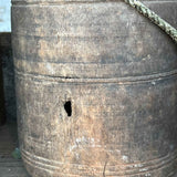 Pot traditionnel en bois du Népal