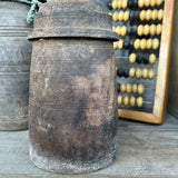 Pot traditionnel en bois du Népal