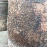 Pot traditionnel en bois du Népal