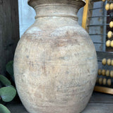 Traditional wooden pot from Nepal