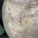 Traditional wooden pot from Nepal