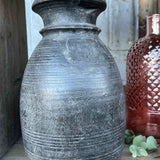 Pot traditionnel en bois du Népal