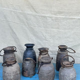 Pot traditionnel en bois du Népal