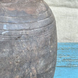 Pot traditionnel en bois du Népal