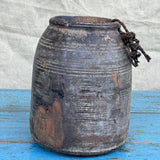 Pot traditionnel en bois du Népal