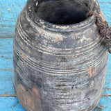 Pot traditionnel en bois du Népal