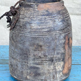 Pot traditionnel en bois du Népal