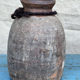 Pot traditionnel en bois du Népal