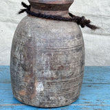 Pot traditionnel en bois du Népal