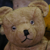 Ours en peluche ancien interieur paille