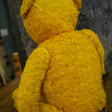 Ours en peluche ancien interieur paille