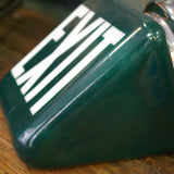 Exit Green opaline lamp with metal base