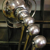 Lampe d atelier industrielle Jielde 5 bras polie miroir Jean-Louis Domecq