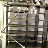 Lampe d atelier industrielle Jielde 5 bras polie miroir Jean-Louis Domecq