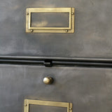 ancien grand meuble 20 casiers industriel a clapet Roneo 1940