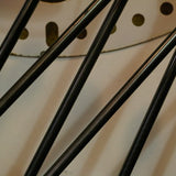 Jielde 5-arm polished graphite industrial workshop lamp by Jean-Louis Domecq