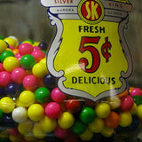 Distributeur à bonbon Silver King Gumball bleue 1940