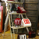 Exit Lampe opaline rouge