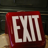 Exit Lampe opaline rouge