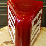 Exit Lampe opaline rouge