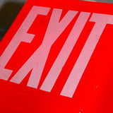 Exit Lampe opaline rouge