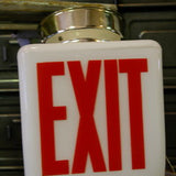 Exit Lampe opaline blanche