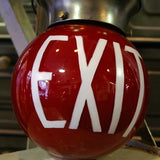 Exit Lampe opaline rouge