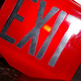 Exit Lampe opaline rouge