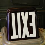 Exit Lampe opaline rouge