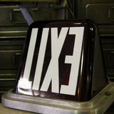 Exit Lampe opaline rouge