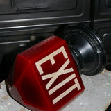 Exit Lampe opaline rouge