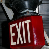 Exit Lampe opaline rouge