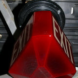 Exit Lampe opaline rouge