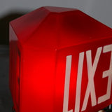 Exit Lampe opaline rouge