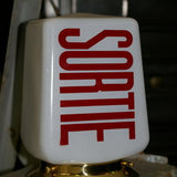 Exit Lampe opaline blanche Canada Sortie