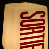 Exit Lampe opaline blanche Canada Sortie