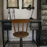 Bureau table industrielle plateau caracteres imprimerie