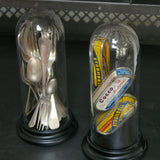 Globe decor d'ancienne boite de conserverie