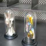 Globe decor d'ancienne boite de conserverie