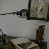 Lampe bureau Jielde 2 bras polie graphite