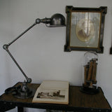 Lampe bureau Jielde 2 bras polie graphite