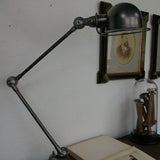 Lampe bureau Jielde 2 bras polie graphite
