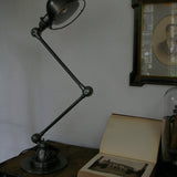 Lampe bureau Jielde 2 bras polie graphite