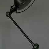 Lampe bureau Jielde 2 bras polie graphite